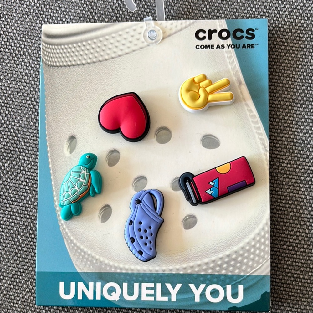 Crocs Jibbitz 
NWT
Peace Love and Outdoors 5 Pack